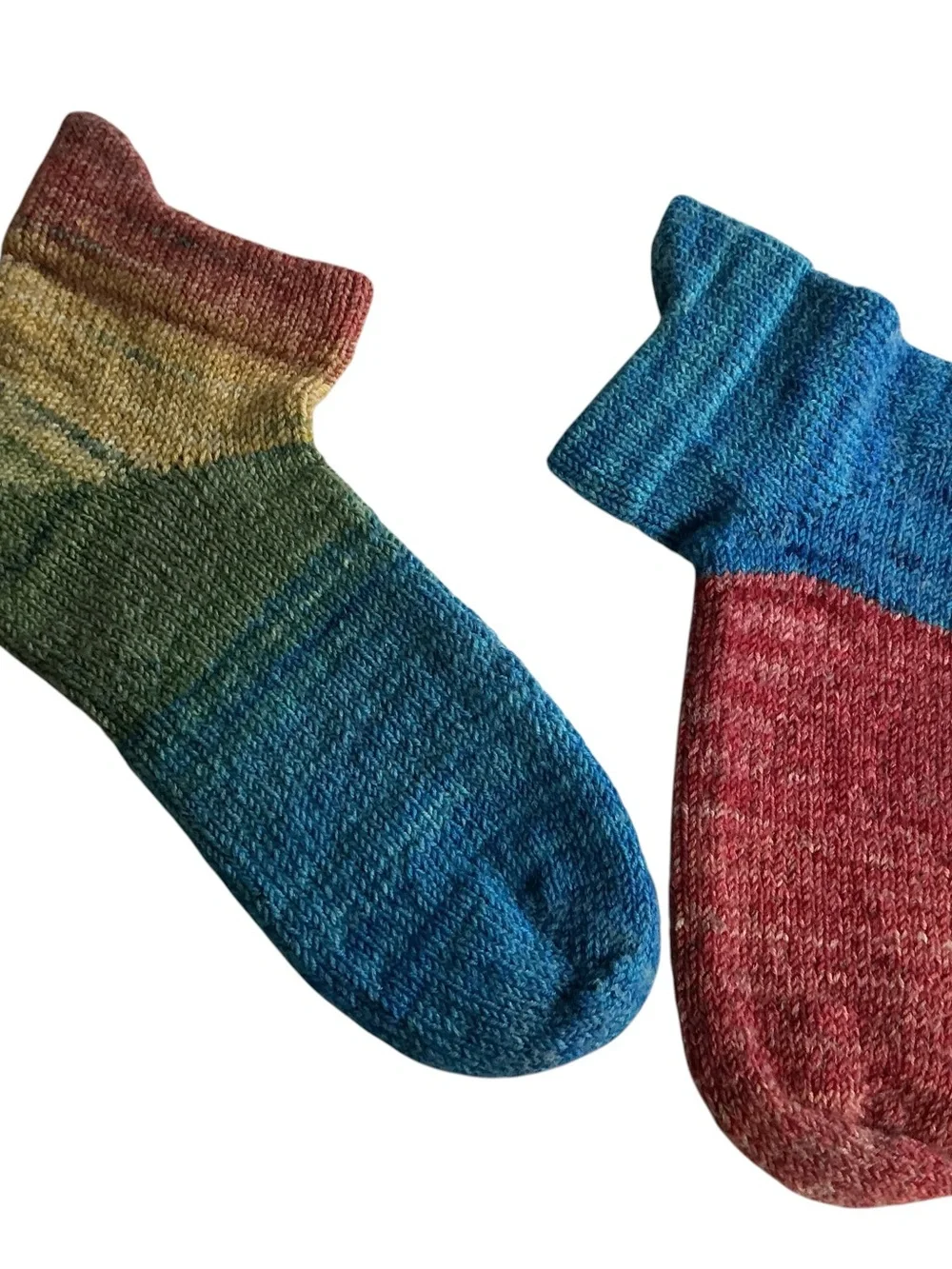 Sybil Quirky Birki Frankensox wool blend handcrafted ankle socks 7-8.5 NWT